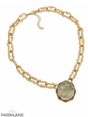 Park Lane Kyla Shell Necklace Gold